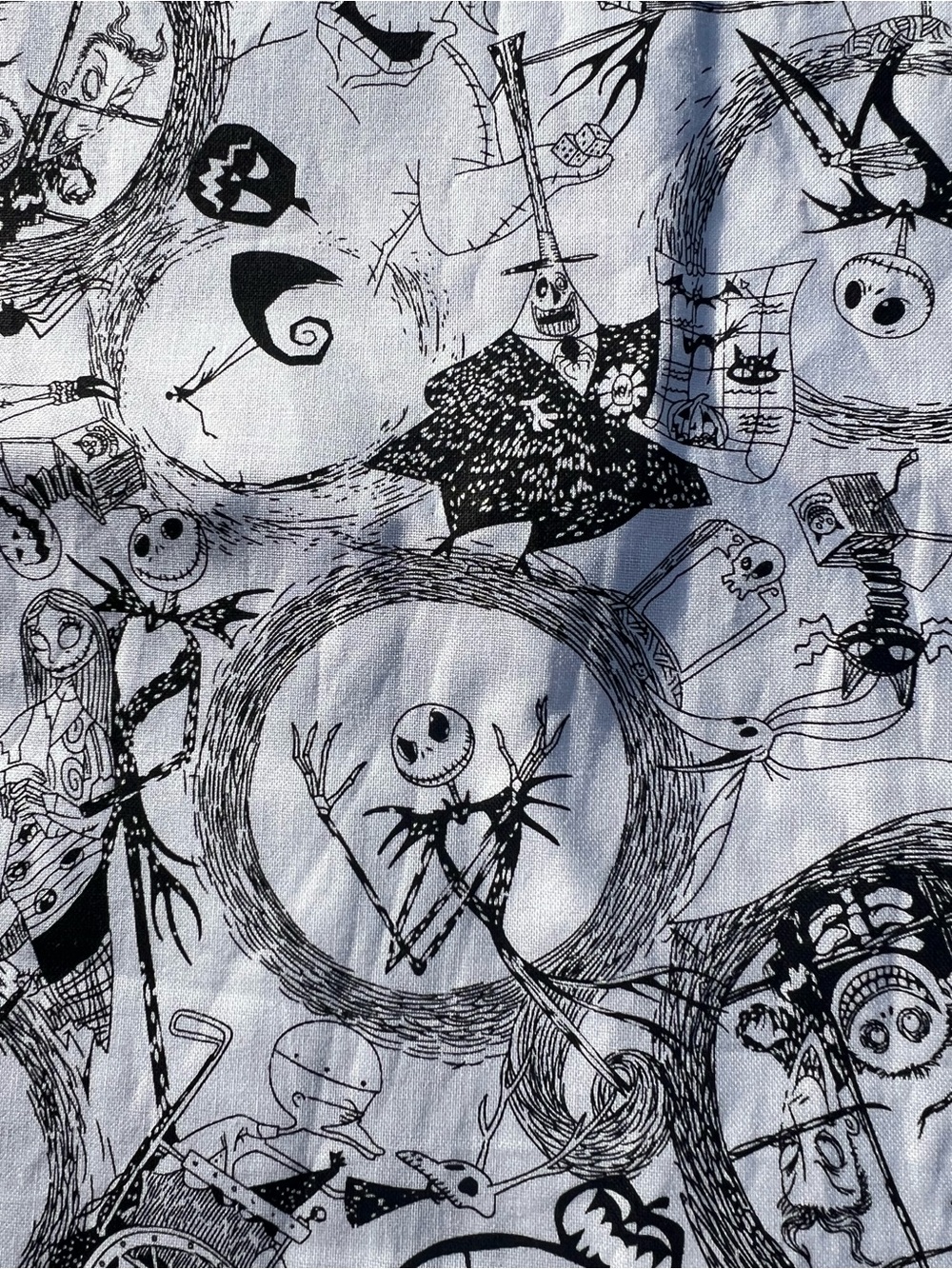 Disney Nightmare before Christmas fabric - Picture 3 of 3